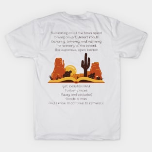 Desert Poem T-Shirt